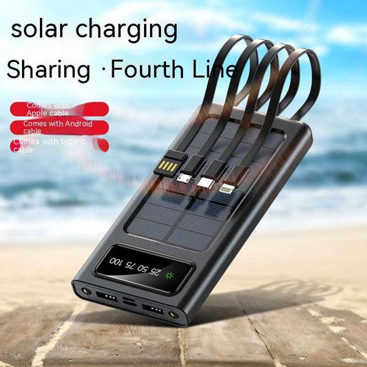 Comes With Four-wire Three-in-one Solar Charging Unit Digital Display