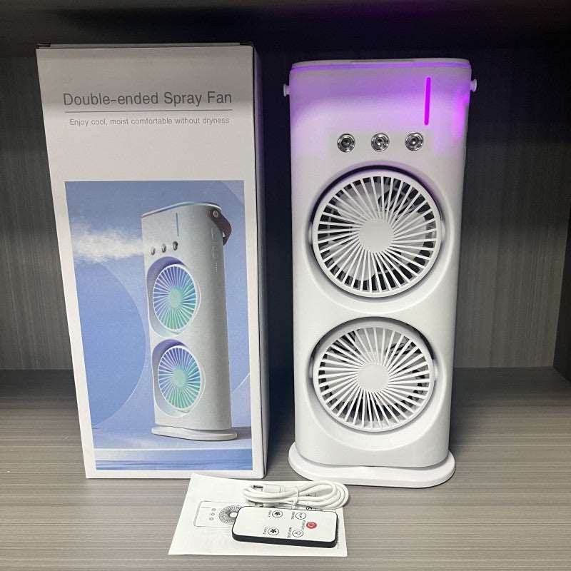 Personal Air Conditioner Double-Ended USB Rechargeable Portable Mini Air Conditioner Air Cooling Fan