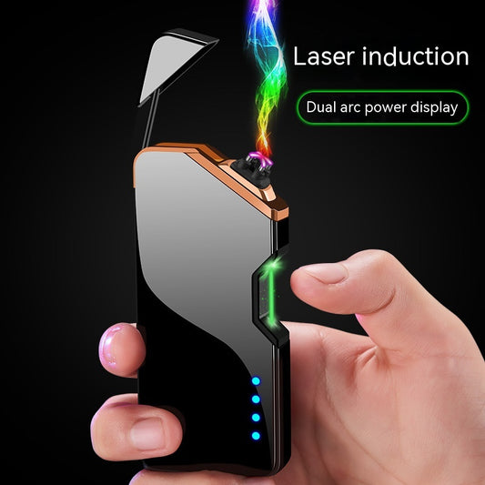 Metal Photoelectric Induction Double Cigarette Lighter