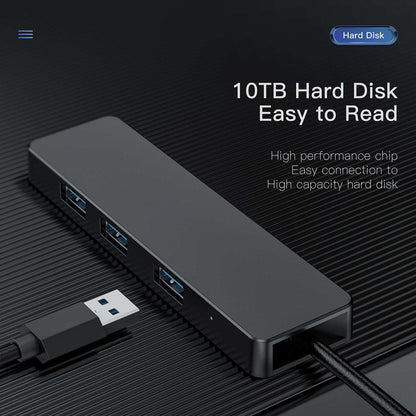 The New TypeC HUB Is Suitable For The Computer 4-in-1 Expansion Adapter