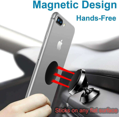 Super Magnetic Car Mount 360 Degree Dashboard Holder For Cell Phone Universal