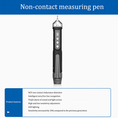 Multi functional intelligent induction test pen ZTY1302A digital display non-contact NCV electrical test pen