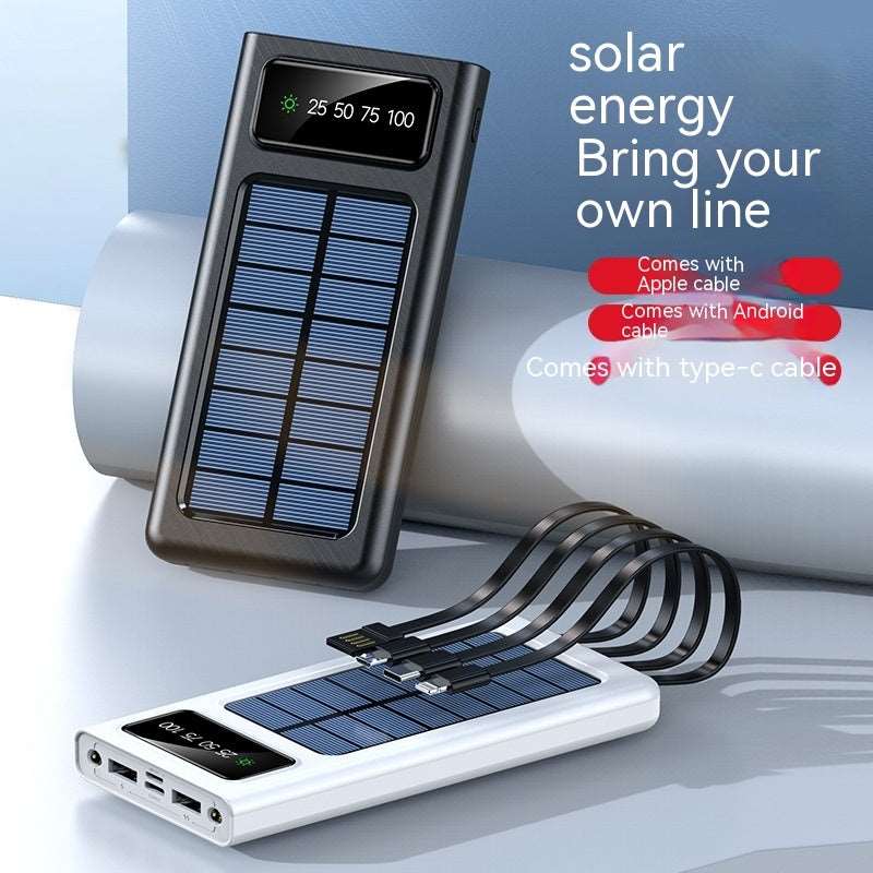 Comes With Four-wire Three-in-one Solar Charging Unit Digital Display