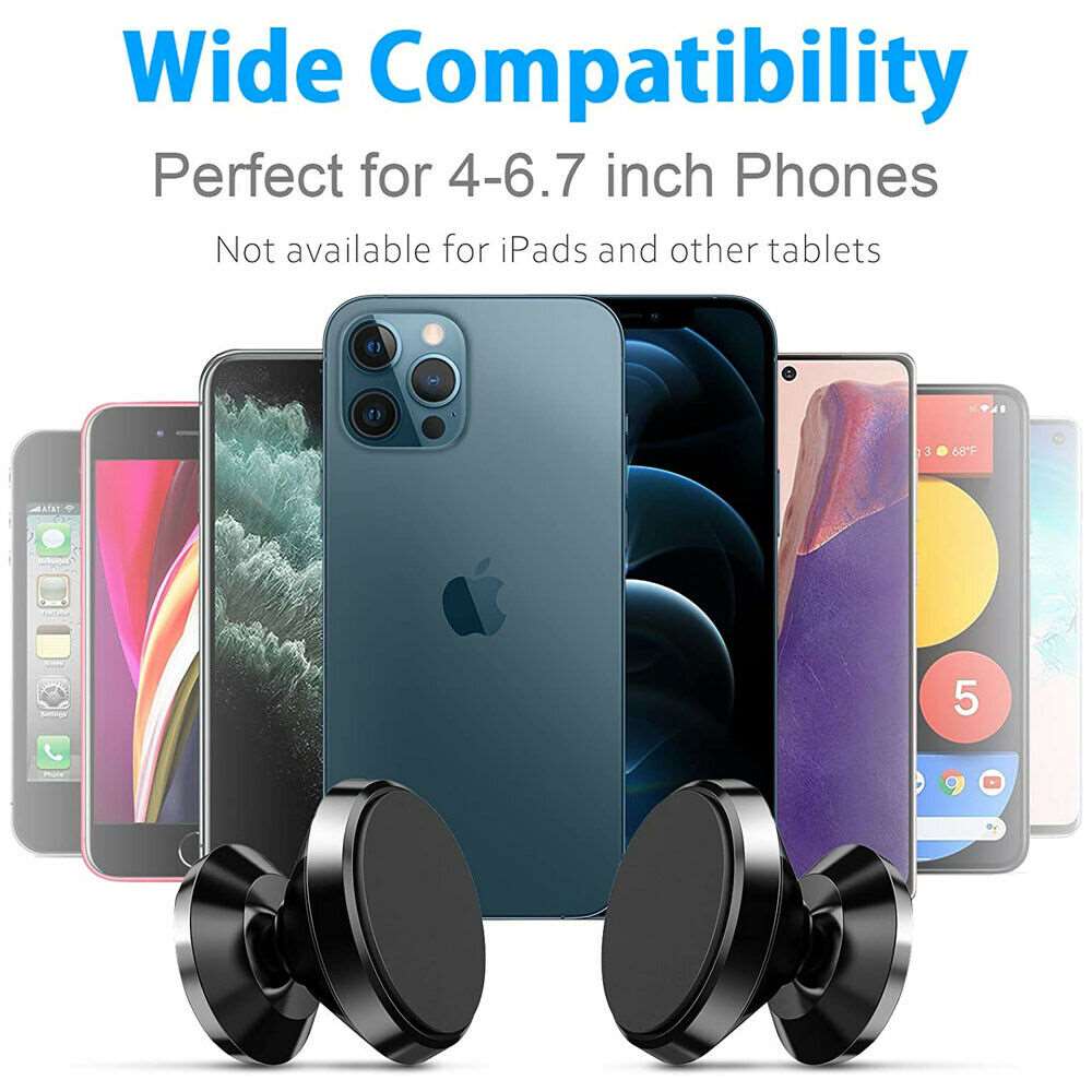 Super Magnetic Car Mount 360 Degree Dashboard Holder For Cell Phone Universal