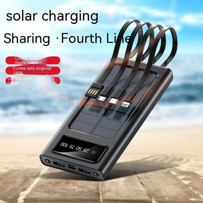 Comes With Four-wire Three-in-one Solar Charging Unit Digital Display